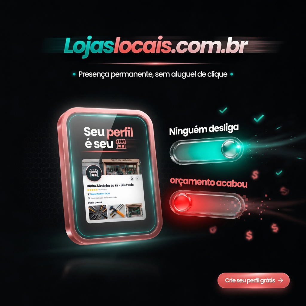 Seu perfil é seu — presença permanente no LojasLocais